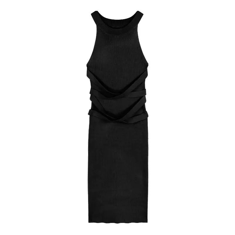 π Elegant & Sexy Sleeveless Textured Mini Dress β Summer/Fall 2025