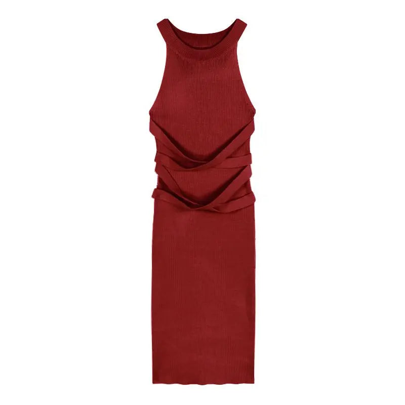π Elegant & Sexy Sleeveless Textured Mini Dress β Summer/Fall 2025