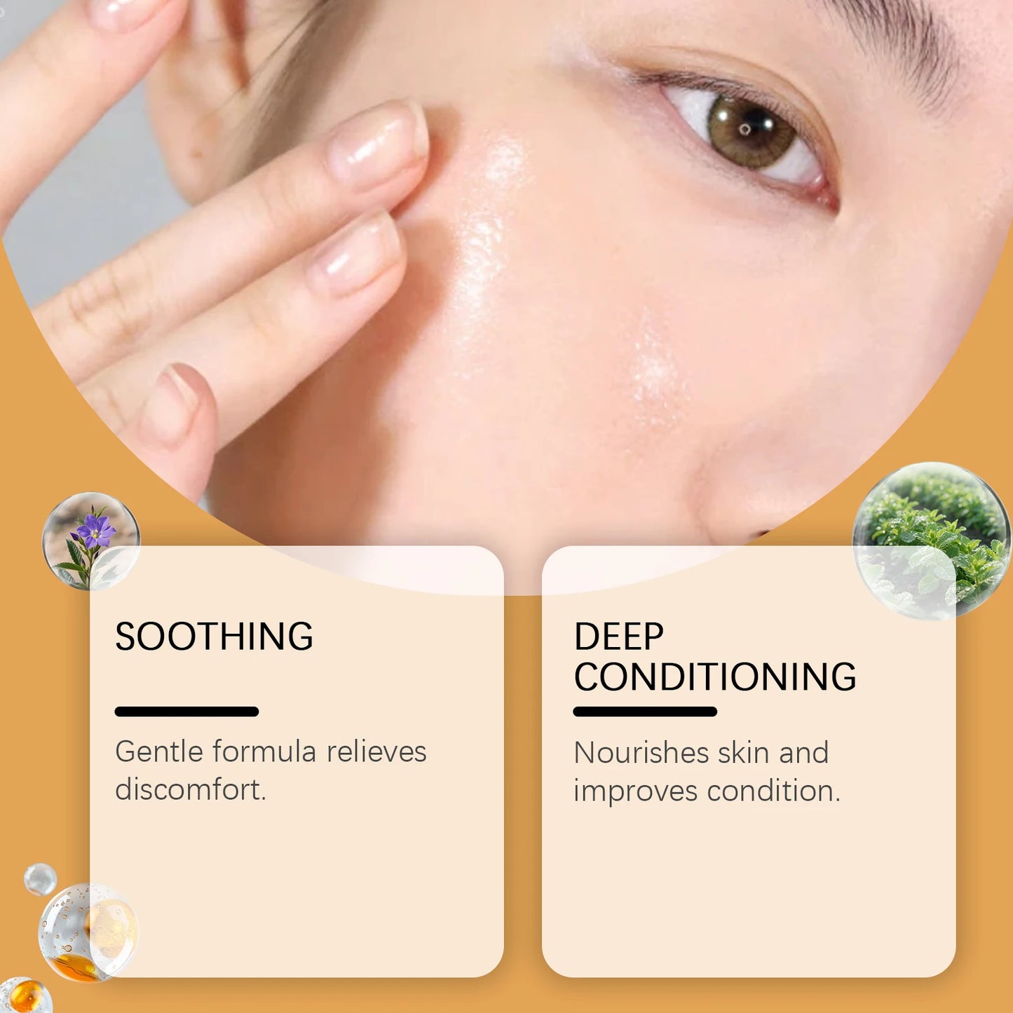 Bee venom care stick, helps reduce pimples, exfoliating cream, delicate skin-friendly, nourishing, moisturizing, gentle daily cleansing,