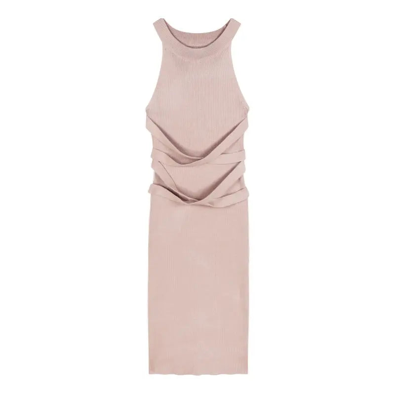 π Elegant & Sexy Sleeveless Textured Mini Dress β Summer/Fall 2025